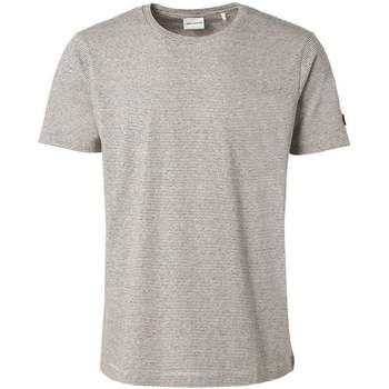 Vêtements Homme T-shirts & Polos No Excess T-Shirt Rayures Blanc Cassé Mélangé Multicolore