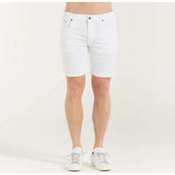 Vêtements Homme Jeans Shorts / Bermudas Dondup  Blanc