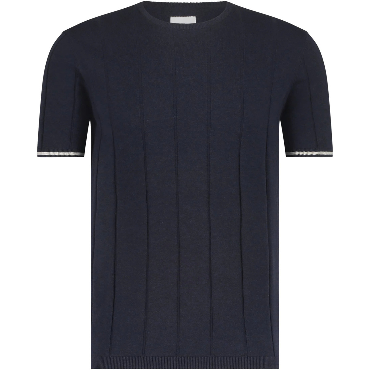 Vêtements Homme T-shirts & Polos State Of Art Knitted T-Shirt Bleu Marine Bleu