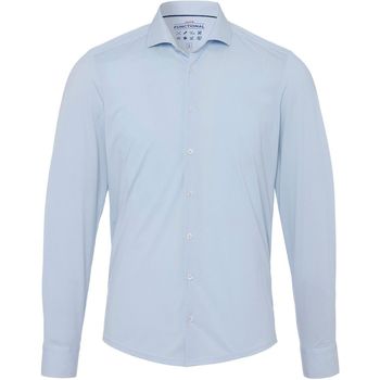 Vêtements Homme Chemises manches longues Pure Chemise The Functional Shirt Bleu Clair Bleu