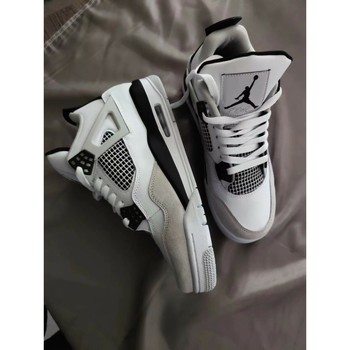 Chaussures Homme Basketball barkley Nike Jordan 4 Blanc