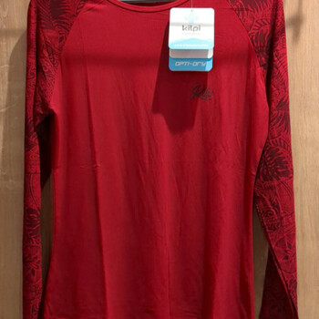Vêtements Femme T-shirts manches longues Kilpi tee shirt de sport Rouge