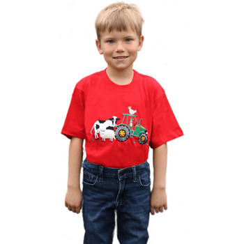 Vêtements Enfant T-shirts manches courtes British Country Collection BZ4989 Rouge
