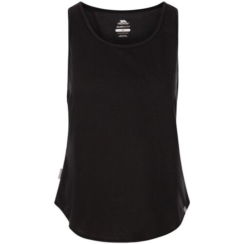 Vêtements Femme T-shirt Millet Sunny Alpi Zip cinzento escuro mulher Trespass  Noir