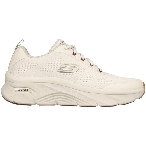 Chaussures Homme Baskets mode Skechers BASKETS  ARCH FIT D'LUX-SUMNER OFWHITTE Blanc