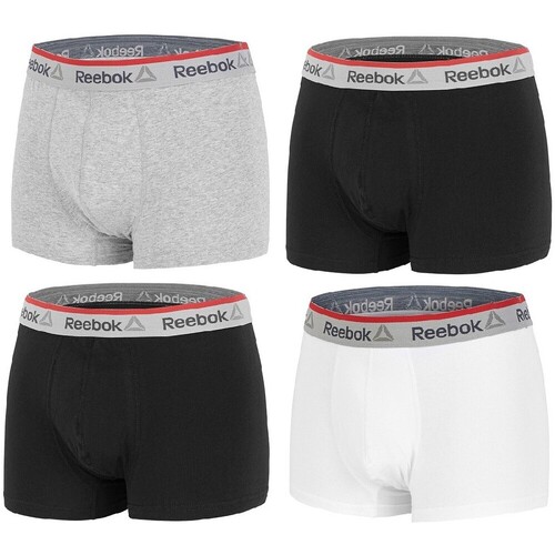 Sous-vêtements Homme Boxers Reebok Sport Pack de 4 Boxers Assortis Coton S Doré