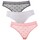 Sous-vêtements Femme Culottes & slips Twinday Pack de 3 229103 Microfibre Multicolore