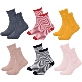 chaussettes chevignon  cosy socks pack de 6 paires surprise 