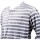 Vêtements Homme Pyjamas / Chemises de nuit Ozabi POLAIRE Long SWEET SECRET Q2735 MARINIERE GR Gris