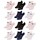 Sous-vêtements Fille Chaussettes Sergio Tacchini Pack de 12 Paires 6347 Multicolore