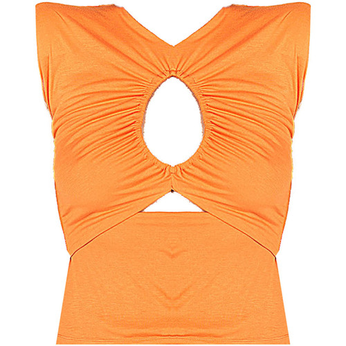 Vêtements Femme Nouveautés de cette semaine Pinko 1G76G 1834 | Trezzo Blusa Orange