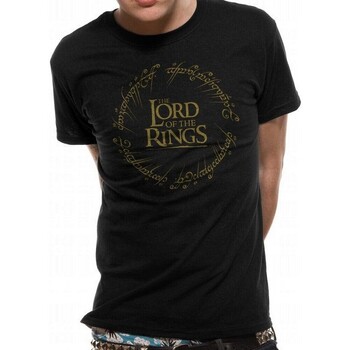 Vêtements T-shirts manches longues Lord Of The Rings BN4621 Noir