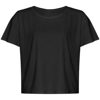 VêAsymmetric Femme T-shirts manches longues Awdis  Noir
