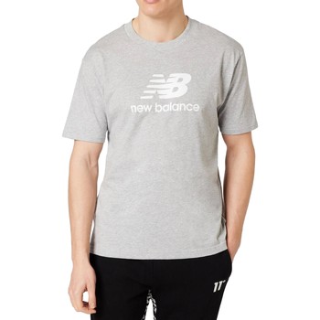 Vêtements T-shirts manches courtes New Balance 209019 Gris