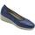 Chaussures Femme Ballerines / babies Valleverde VS10204 Nappa Bleu