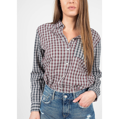 Pepe jeans PL304379 | Olaya Rouge - Vêtements Chemises / Chemisiers Femme  48,40 €