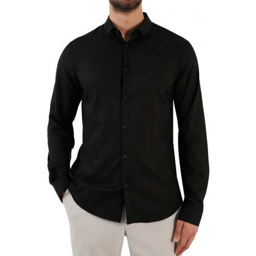 EAX Chemise homme Armani noir 8NZC49 - XS Noir - Vêtements Chemises manches  longues Homme 89,90 €