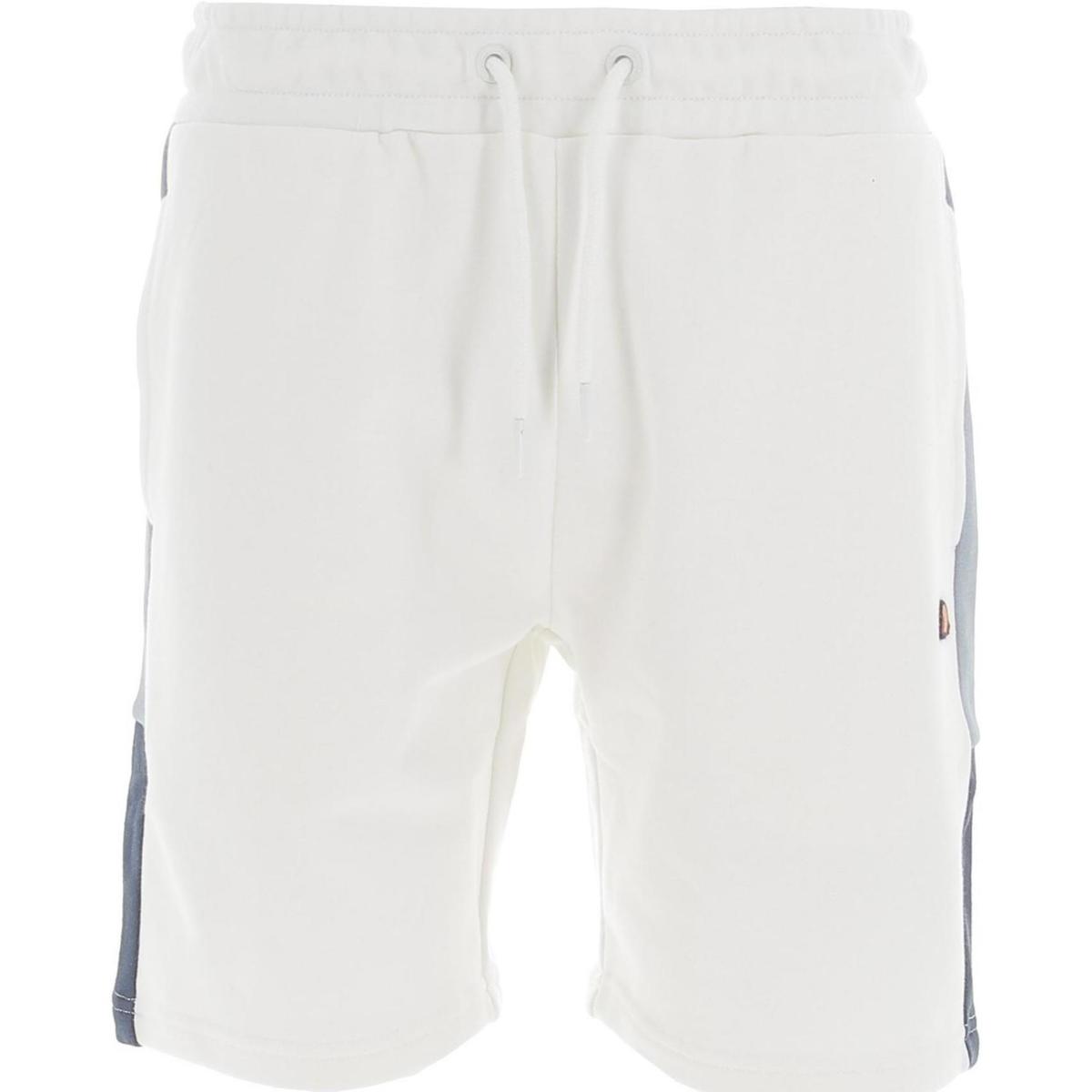 Vêtements Homme wide-leg two-tone jeans Blau Turi off white short Blanc