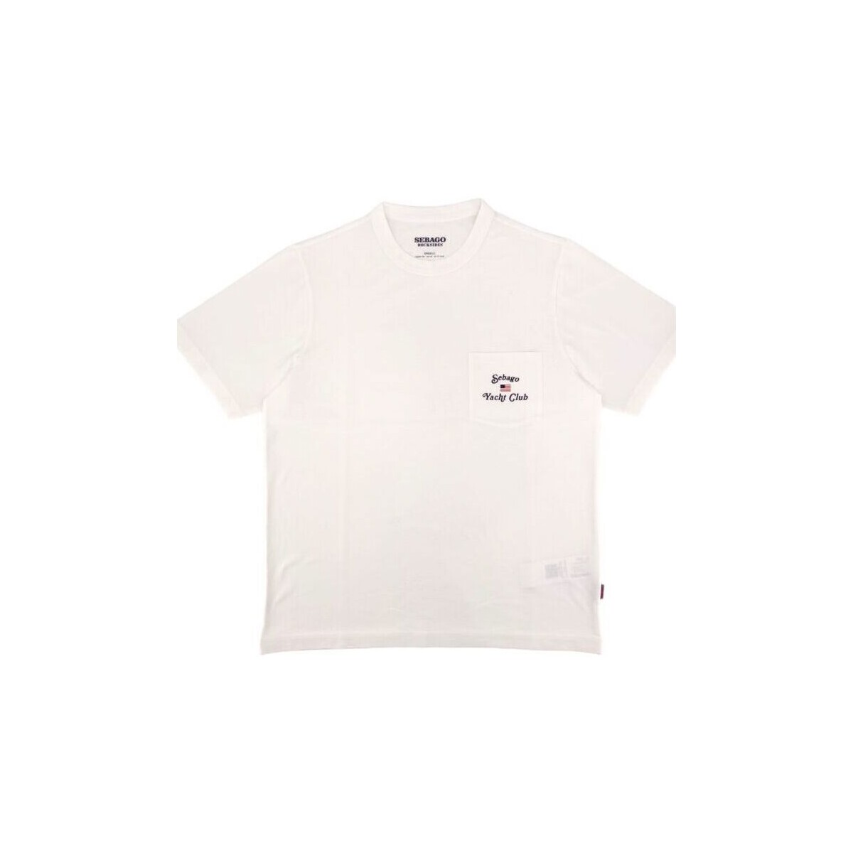 Vêtements Homme T-shirts manches courtes Sebago T-shirt Howland Homme White Natural Blanc
