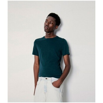Vêtements Homme T-shirts manches courtes American Vintage Bysapick Tshirt Petrole Multicolore