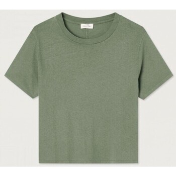Vêtements Femme T-shirts manches courtes American Vintage Lopintale Tee Vert Multicolore
