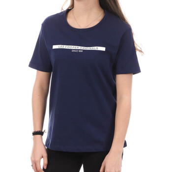 Vêtements Femme T-shirts manches courtes Lee Cooper LEE-010688 Bleu