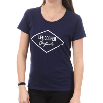 Vêtements Femme T-shirts manches courtes Lee Cooper LEE-010684 Bleu