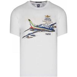 Vêtements Homme Débardeurs / T-shirts Watches sans manche Aeronautica Militare 231TS2080J538 73062 OFF WHITE Blanc