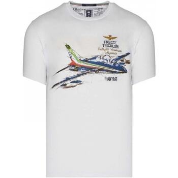 Vêtements Homme Débardeurs / T-shirts sans manche Aeronautica Militare 231TS2080J538 73062 OFF WHITE Blanc