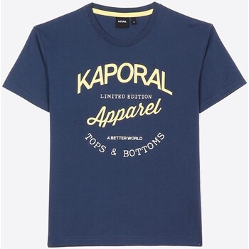 Vêtements Garçon Blousons Kaporal Junior - T-shirt col rond - marine Bleu