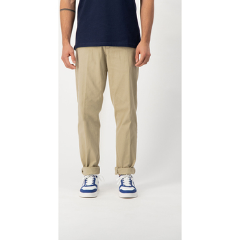 Vêtements Homme Pantalons Teddy Smith Pantalon avec poches italiennes - P-DAVE CHINO COMPACT TWIL Beige
