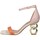 Chaussures Femme Flexagon Force Mens Training Shoes Exé Shoes Exe' LILIAN055 Sandales Femme orange nu Rose