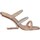 Chaussures Femme Sandales et Nu-pieds Exé Shoes Exe' Maggie Sandales Femme Escalier argenté en or rose Rose