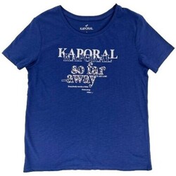 Vêtements Femme T-shirts manches courtes Kaporal - T-shirt col rond - marine Autres