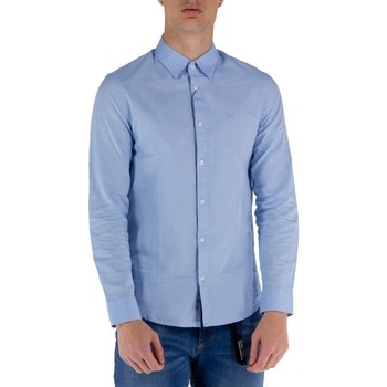 Vêtements Homme Chemises manches longues EAX 8NZCGBZ8ANZ Bleu