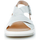 Chaussures Femme Sandales et Nu-pieds Gabor Sandales en cuir lisse à talon plat Blanc