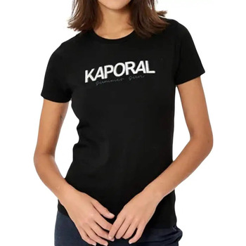 Vêtements Femme T-shirts manches courtes Kaporal Jasic Noir