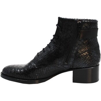 Chaussures Femme Boots Muratti bottines en cuir effet python Gris