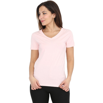 Vêtements Femme T-shirts & Polos La Modeuse 65521_P151350 Rose