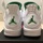 Chaussures Homme Basketball Air Jordan with Air Jordan with 4 Vert