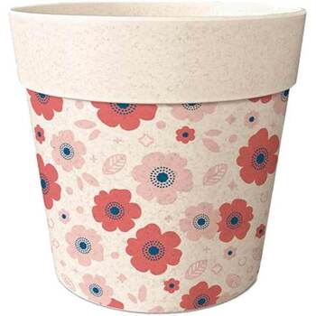Rouleau Sticker Bois N°1 Vases / caches pots d'intérieur Sud Trading Mini cache Pot Bambou fleurs 6 cm Beige