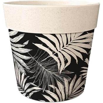 Maison & Déco Vases / caches pots d'intérieur Sud Trading Mini cache Pot noir Bambou 6 cm Beige