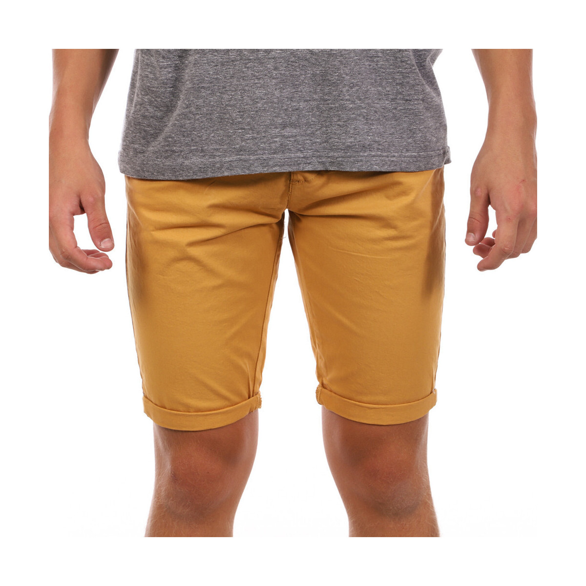 Vêtements Homme Shorts / Bermudas La Maison Blaggio MB-MATT Jaune