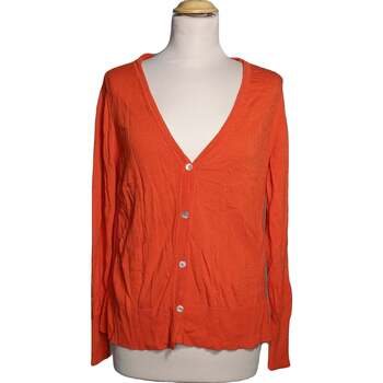Vêtements Femme Gilets / Cardigans La Fée Maraboutée 38 - T2 - M Orange