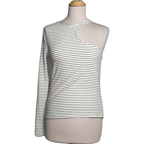 Vêtements Femme T-shirts & Polos Mango top manches longues  38 - T2 - M Blanc Blanc
