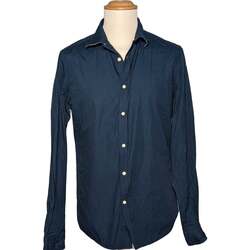 Vêtements Homme Chemises manches longues Scotch & Soda Chemise Manches Longues  40 - T3 - L Bleu