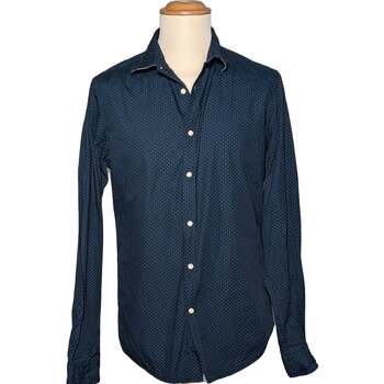 Vêtements Homme Chemises manches longues Scotch & Soda 40 - T3 - L Bleu