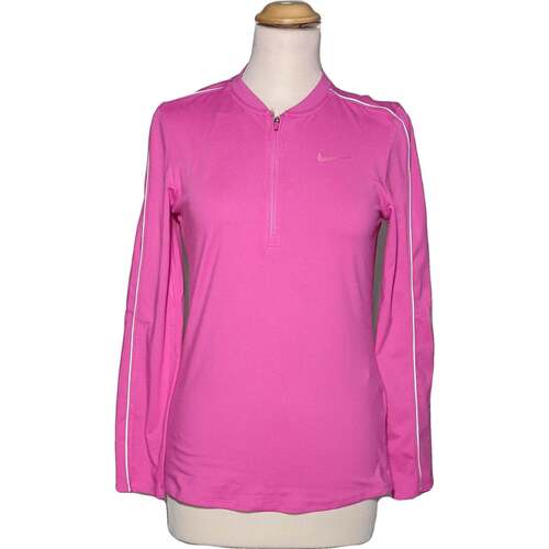 Vêtements Femme T-shirts & Polos Nike top manches longues  34 - T0 - XS Rose Rose