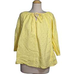 Vêtements Femme Pulls & Gilets Mango top manches longues  34 - T0 - XS Jaune Jaune