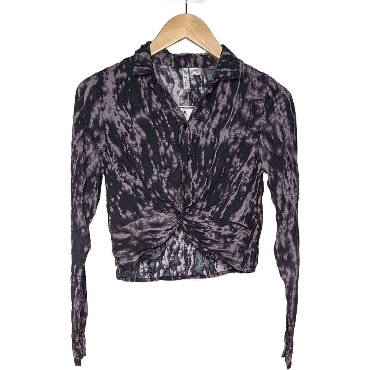 Vêtements Femme T-shirts & Polos H&M top manches longues  34 - T0 - XS Noir Noir